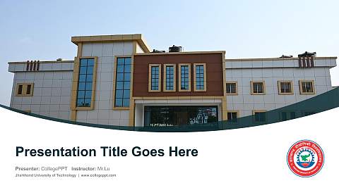 Jharkhand University of Technology Course/Courseware Creation PPT Template