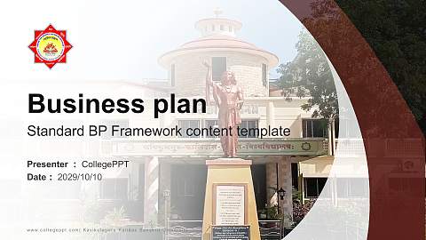 Kavikulaguru Kalidas Sanskrit University Competition/Entrepreneurship Contest PPT Template