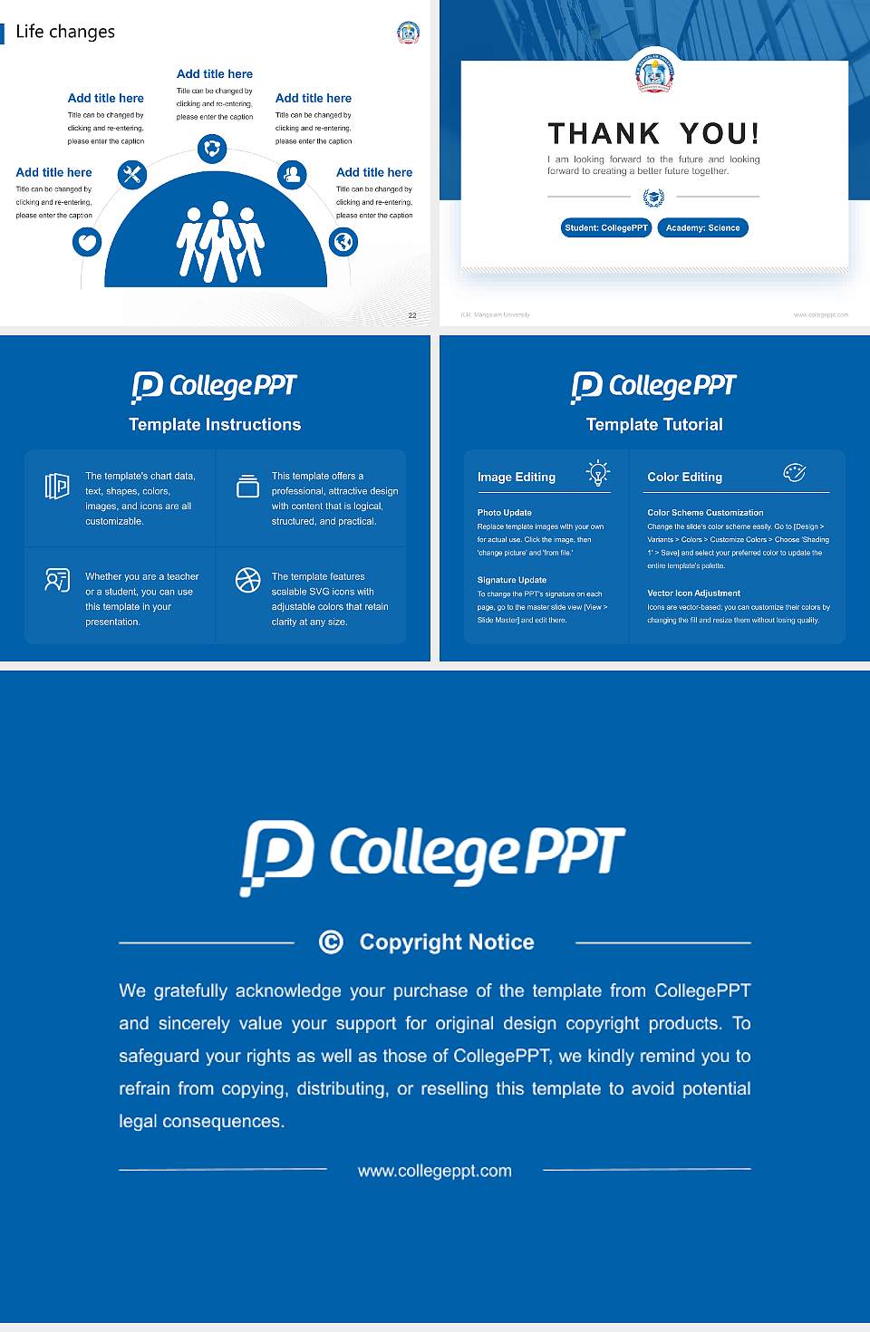 K.R. Mangalam University National Scholarship Defense PPT Template4:3 ratio PPT effect preview image4
