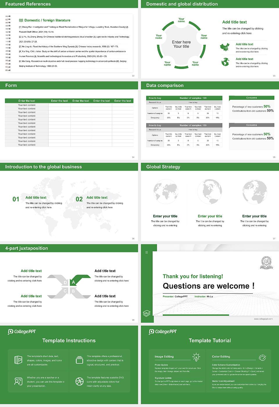 Kuvempu University Thesis Proposal/Graduation Defense PPT Template16:9 ratio PPT effect preview image4