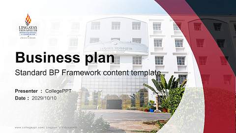Lingaya ‘s Vidyapeeth Competition/Entrepreneurship Contest PPT Template