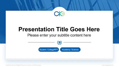 Kerala University of Digital Sciences Innovation and Technology National Scholarship Defense PPT Template