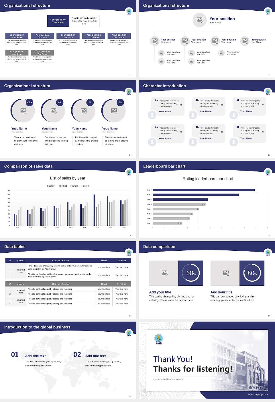 Jaypee University of Information Technology Academic Presentation/Research Findings Report PPT Template16:9 ratio PPT effect preview image4