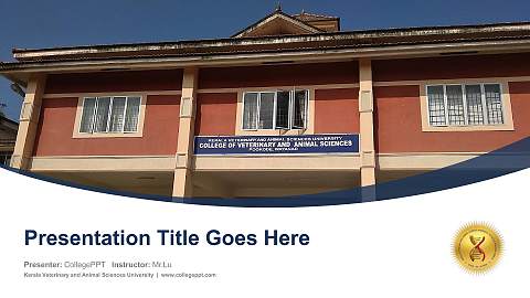 Kerala Veterinary and Animal Sciences University Course/Courseware Creation PPT Template