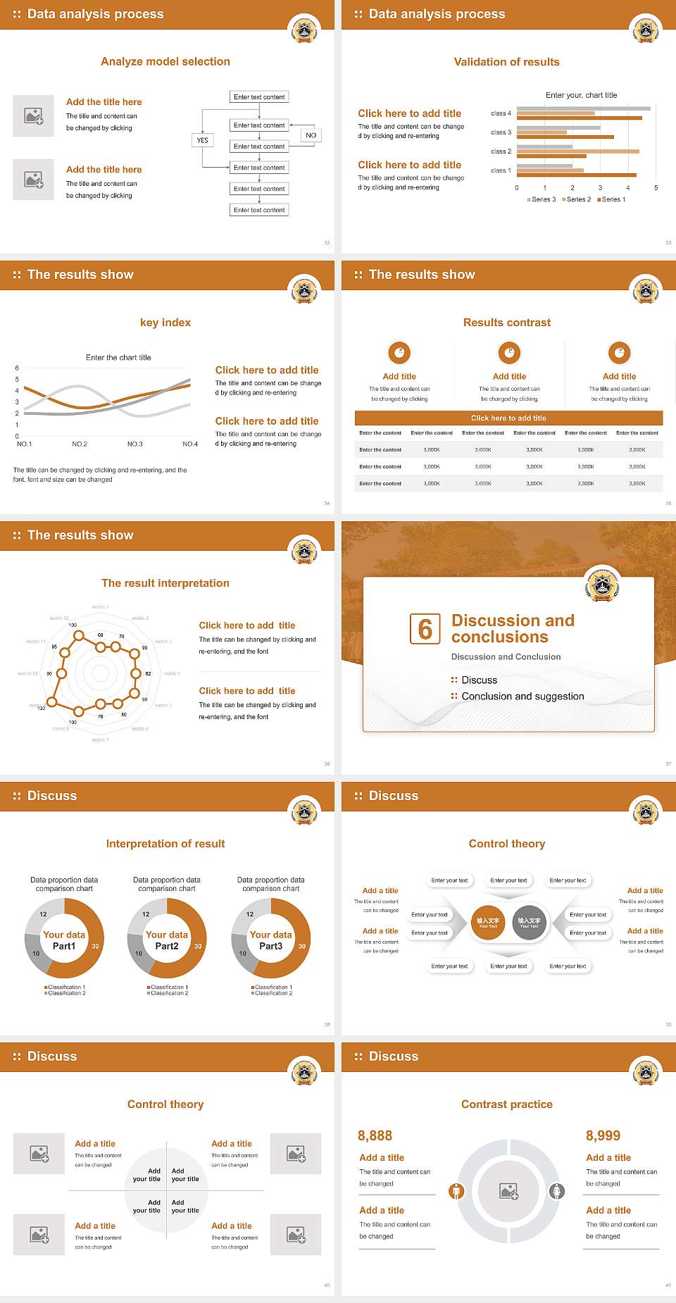 Jharkhand Raksha Shakti University Graduation Thesis Defense PPT Template4:3 ratio PPT effect preview image5