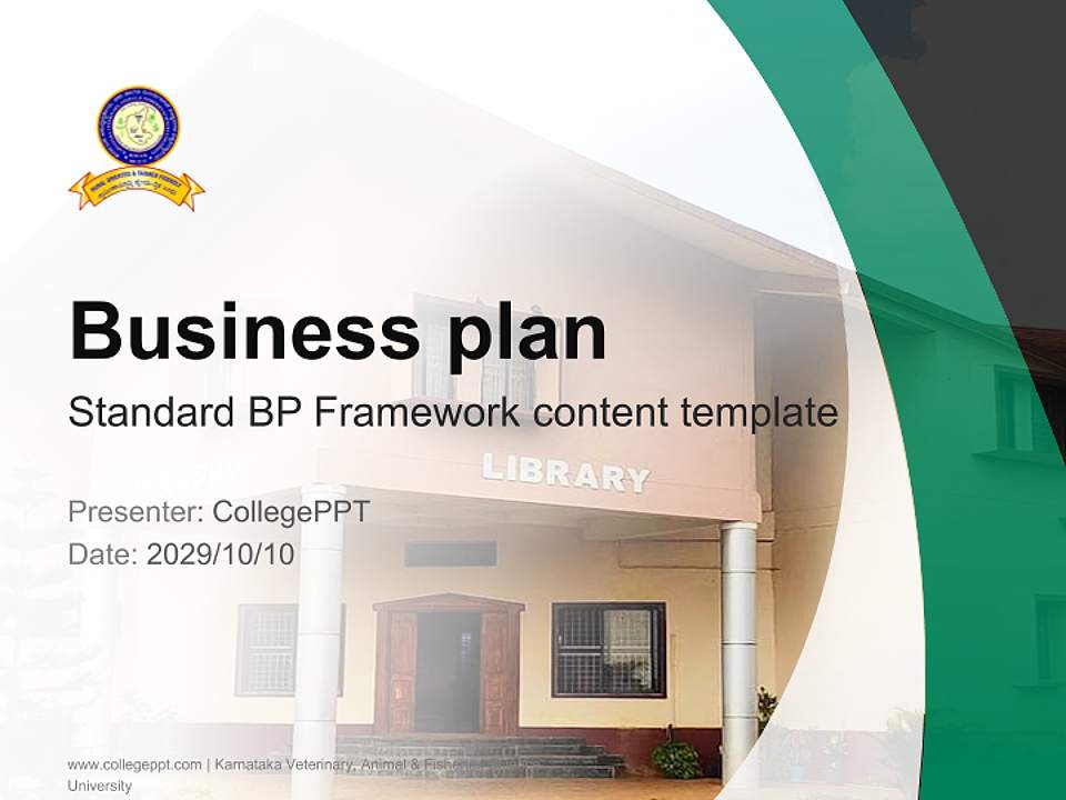 Karnataka Veterinary, Animal & Fisheries Science University Competition/Entrepreneurship Contest PPT Template4:3 ratio PPT effect preview image9