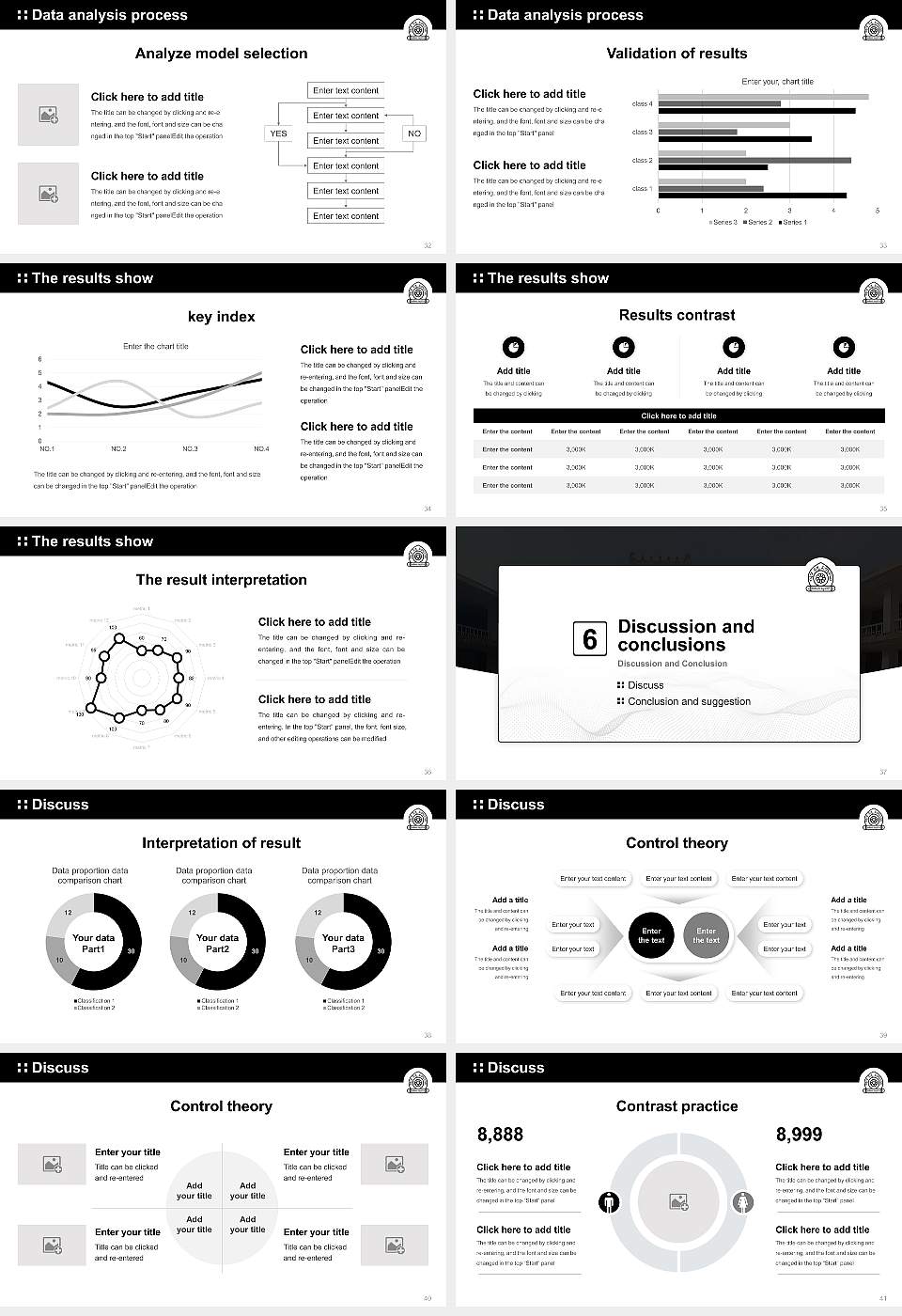 Kannada University Graduation Thesis Defense PPT Template16:9 ratio PPT effect preview image5