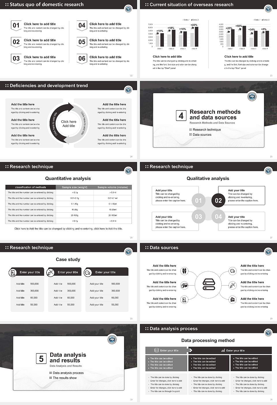 Khangchendzonga State University Graduation Thesis Defense PPT Template16:9 ratio PPT effect preview image4