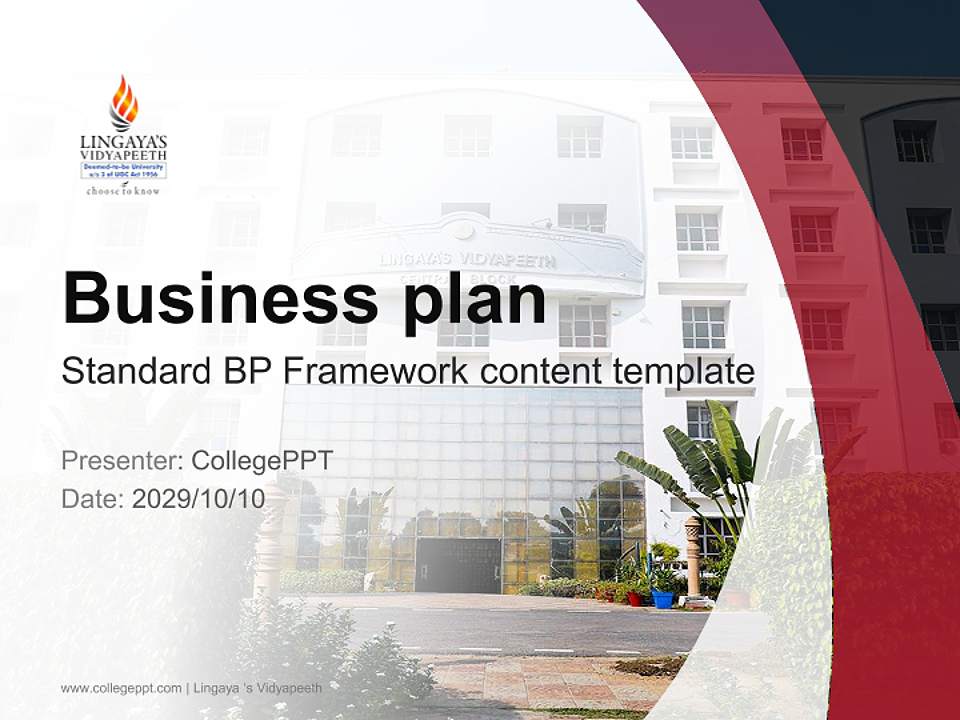 Lingaya ‘s Vidyapeeth Competition/Entrepreneurship Contest PPT Template4:3 ratio PPT effect preview image9