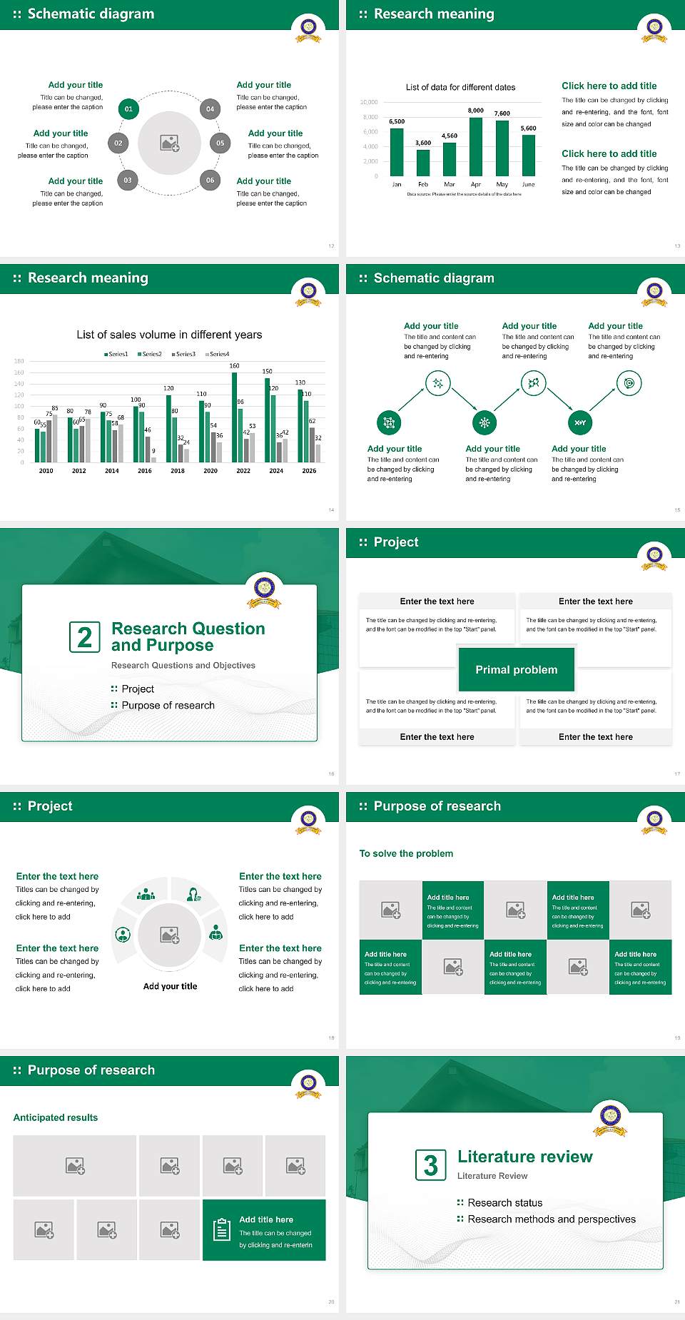Karnataka Veterinary, Animal & Fisheries Science University Graduation Thesis Defense PPT Template4:3 ratio PPT effect preview image3