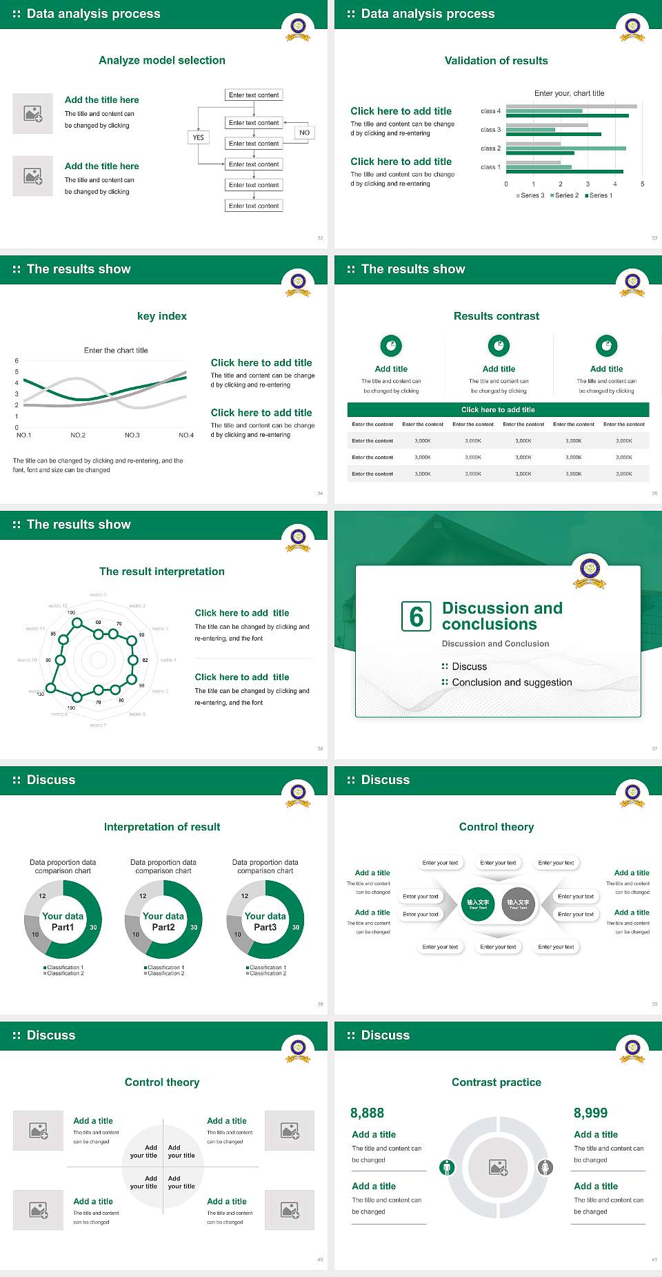 Karnataka Veterinary, Animal & Fisheries Science University Graduation Thesis Defense PPT Template4:3 ratio PPT effect preview image5
