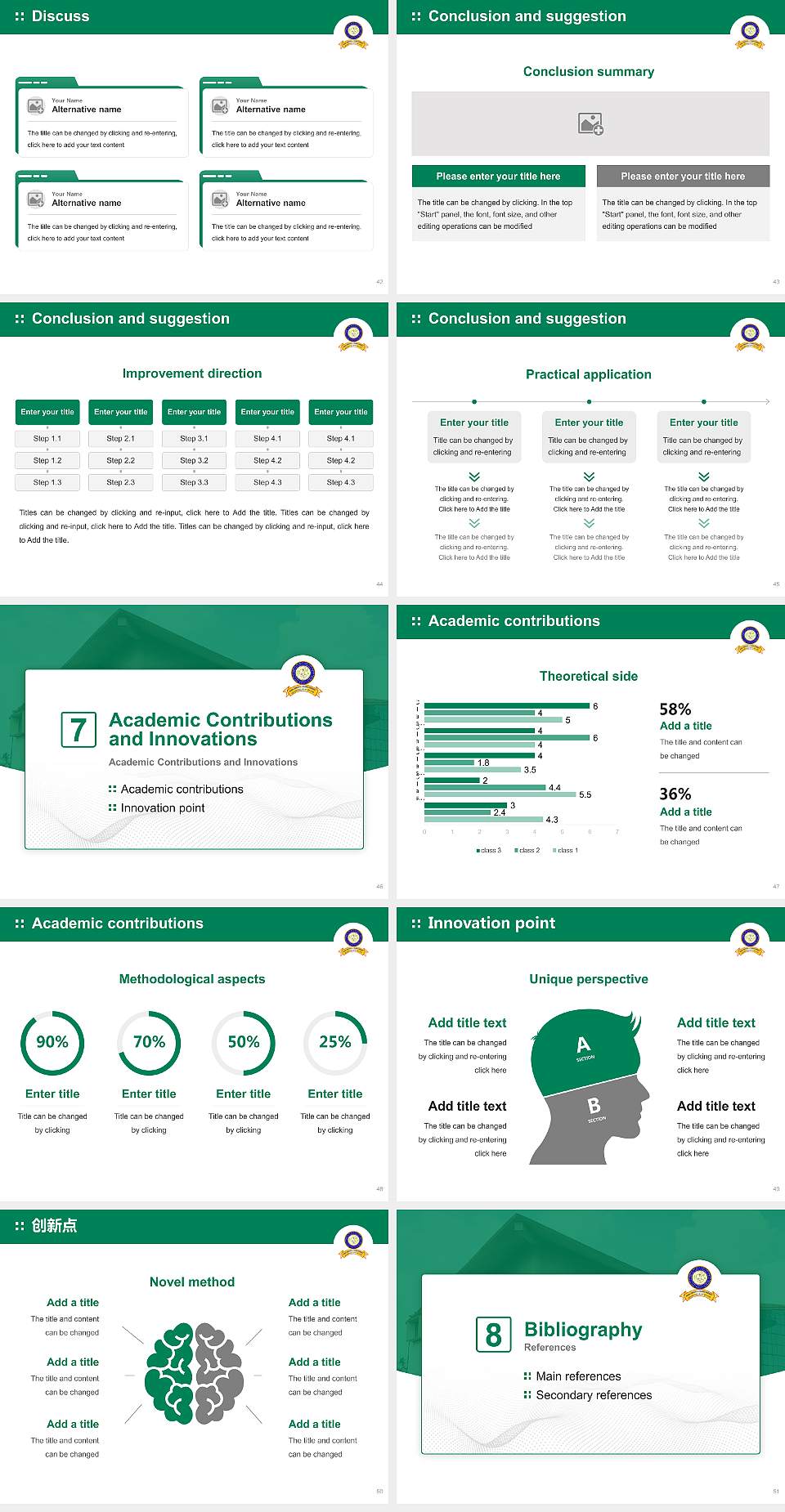 Karnataka Veterinary, Animal & Fisheries Science University Graduation Thesis Defense PPT Template4:3 ratio PPT effect preview image6