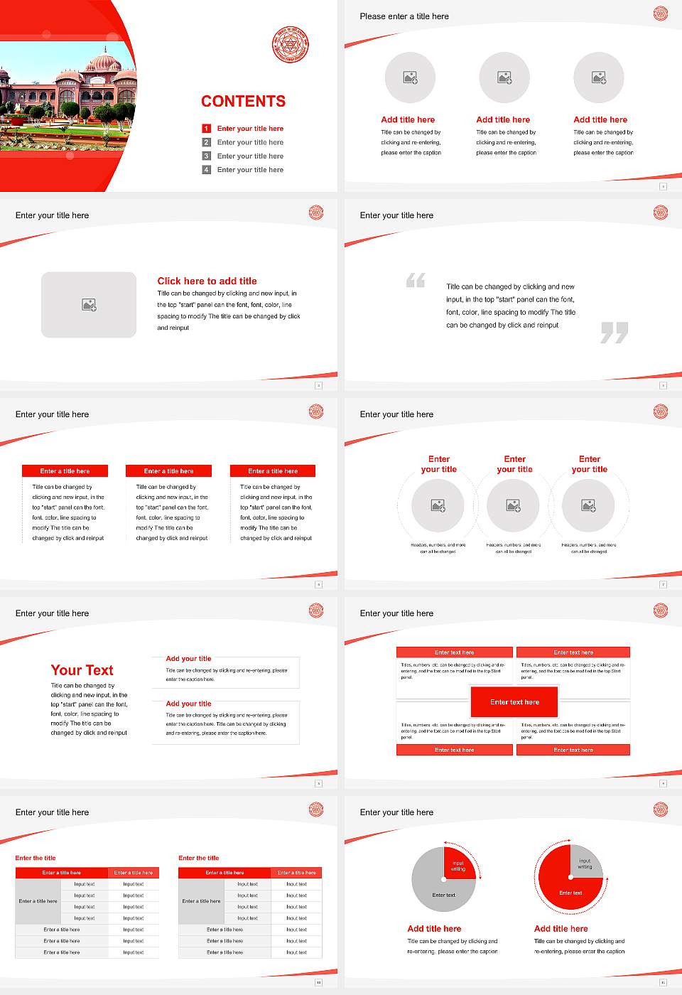 Lalit Narayan Mithila University Course/Courseware Creation PPT Template16:9 ratio PPT effect preview image2