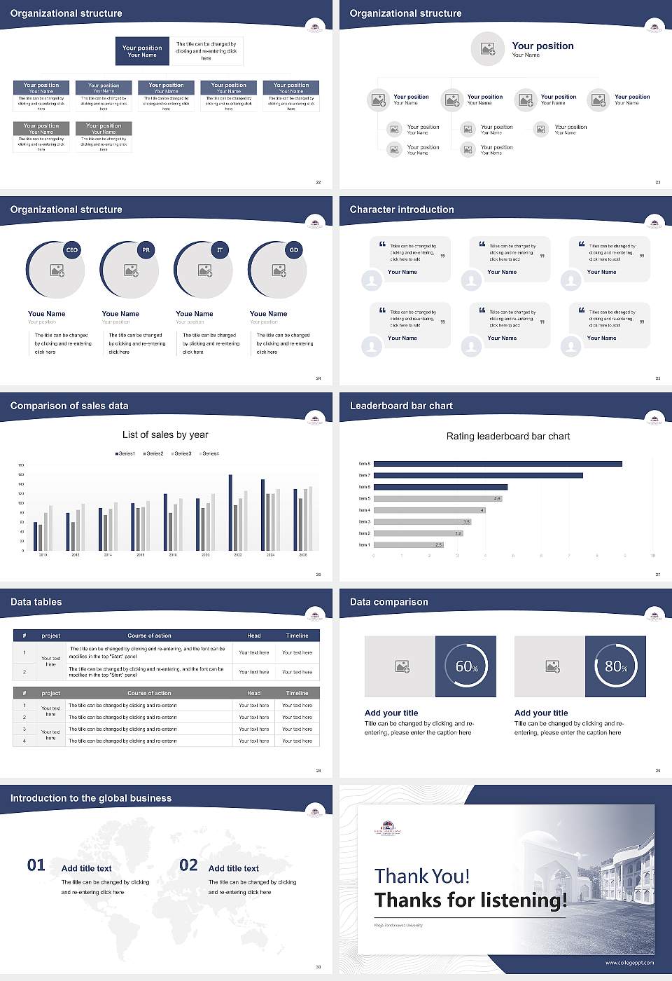 Khaja Bandanawaz University Academic Presentation/Research Findings Report PPT Template16:9 ratio PPT effect preview image4