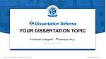 K.K. University Graduation Thesis Defense PPT Template