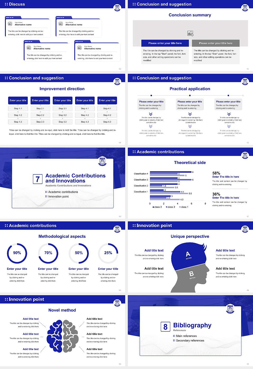 Kanyashree University Graduation Thesis Defense PPT Template16:9 ratio PPT effect preview image6