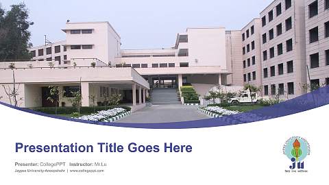 Jaypee University-Anoopshahr Course/Courseware Creation PPT Template