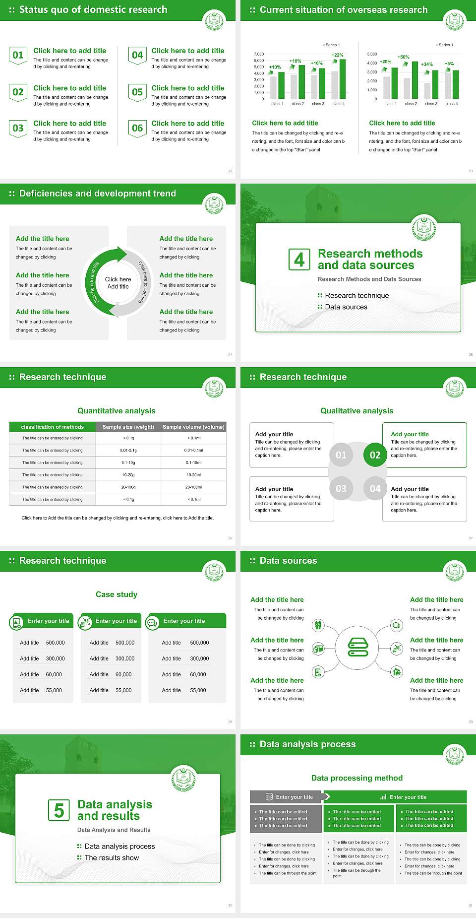 Jamia Hamdard Graduation Thesis Defense PPT Template4:3 ratio PPT effect preview image4