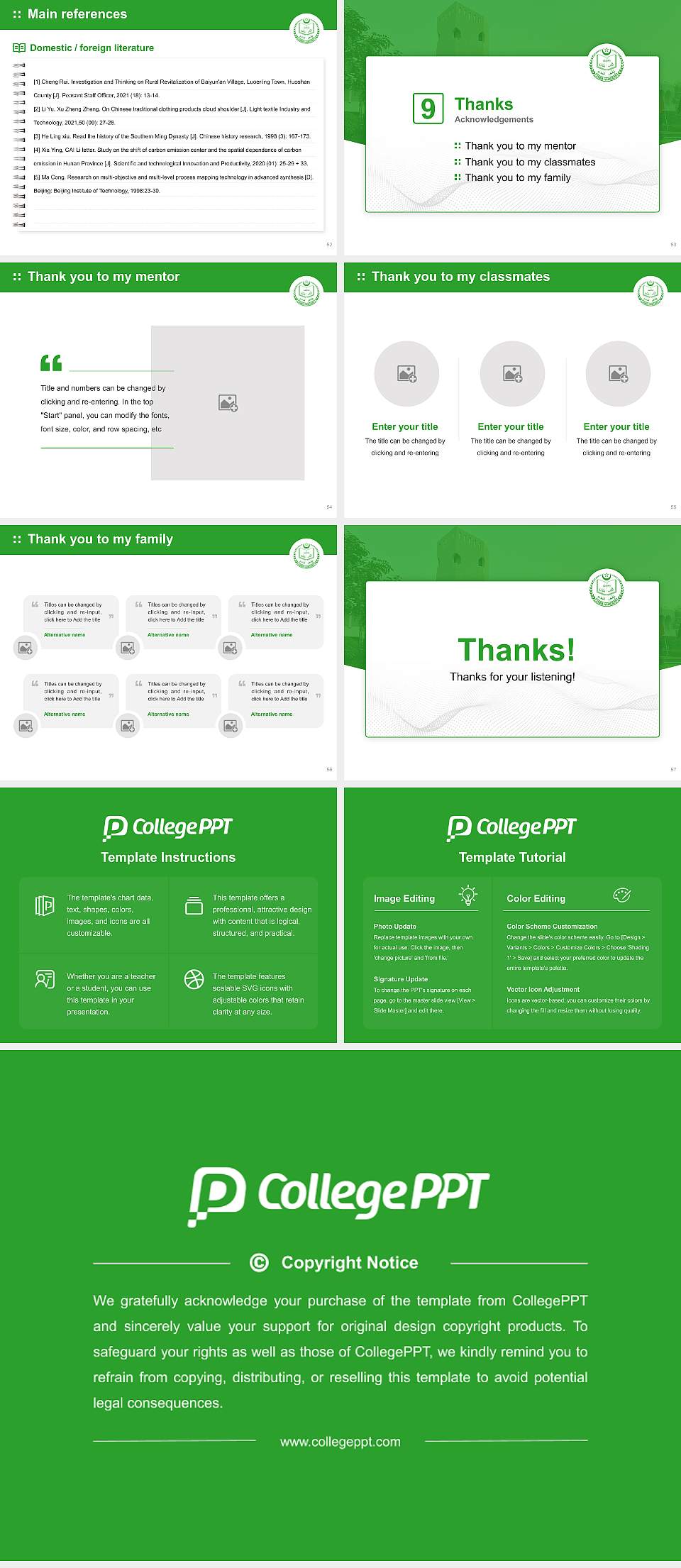 Jamia Hamdard Graduation Thesis Defense PPT Template4:3 ratio PPT effect preview image7