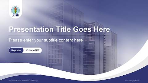 Jaypee Institute of Information Technology Lecture Sharing and Networking Event PPT Template