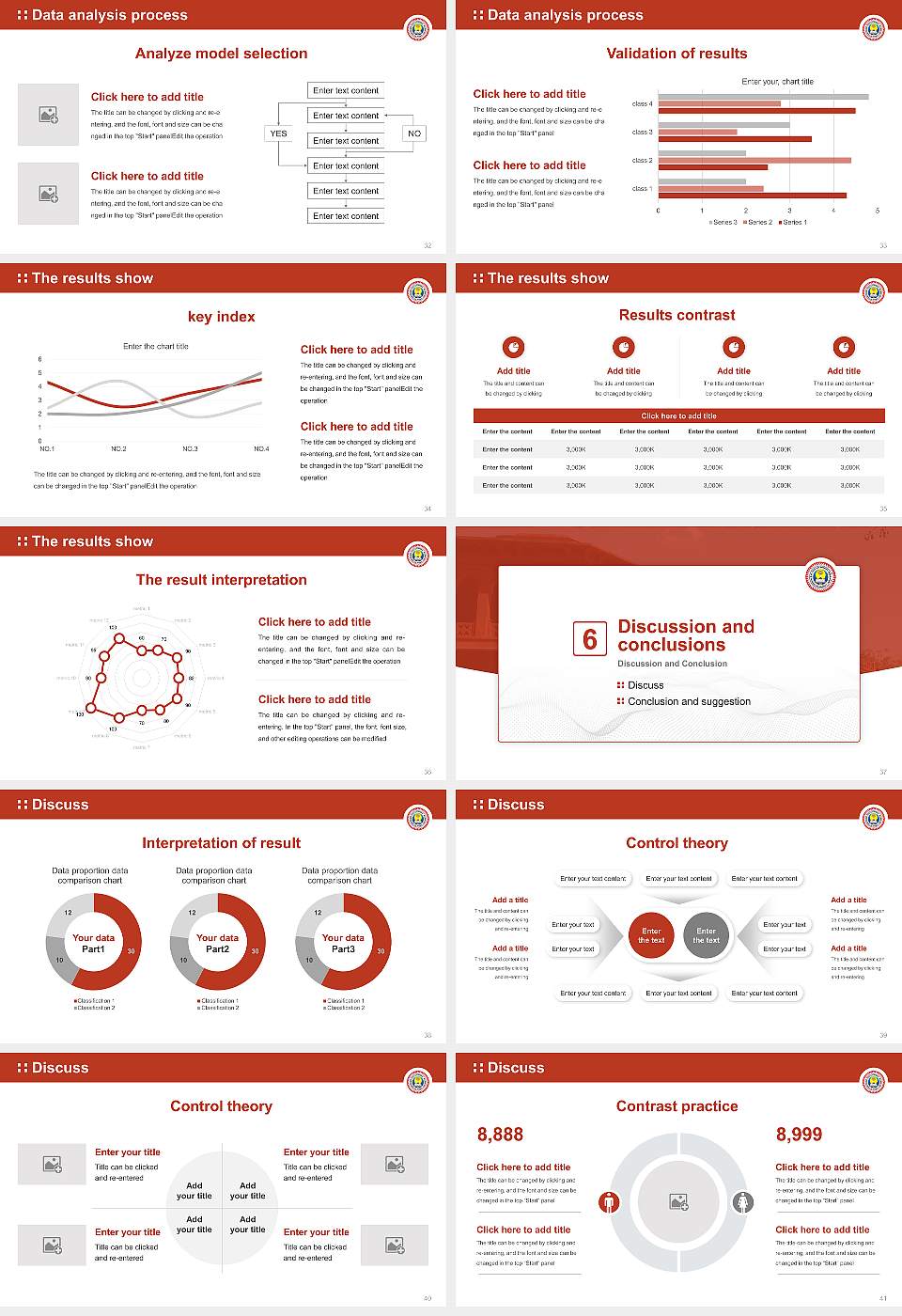 Jai Narain Vyas University Graduation Thesis Defense PPT Template16:9 ratio PPT effect preview image5