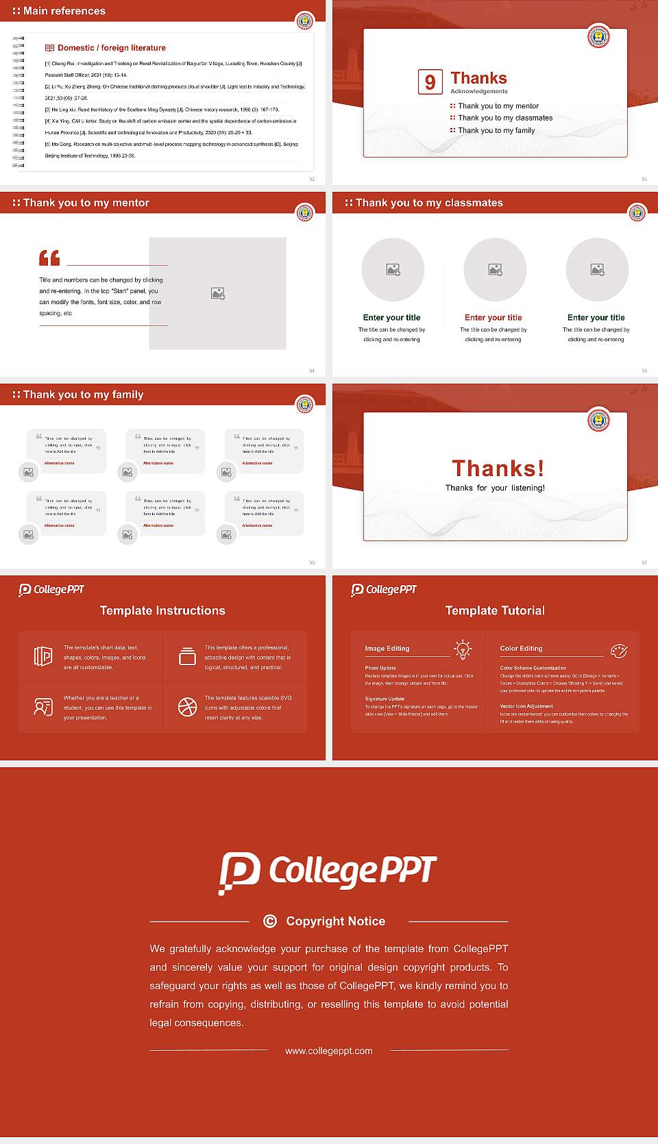 Jai Narain Vyas University Graduation Thesis Defense PPT Template16:9 ratio PPT effect preview image7