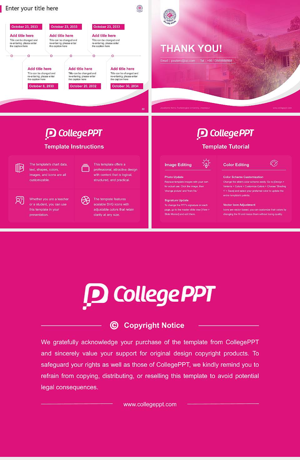 Jawaharlal Nehru Technological University, Anantapur Lecture Sharing and Networking Event PPT Template4:3 ratio PPT effect preview image4