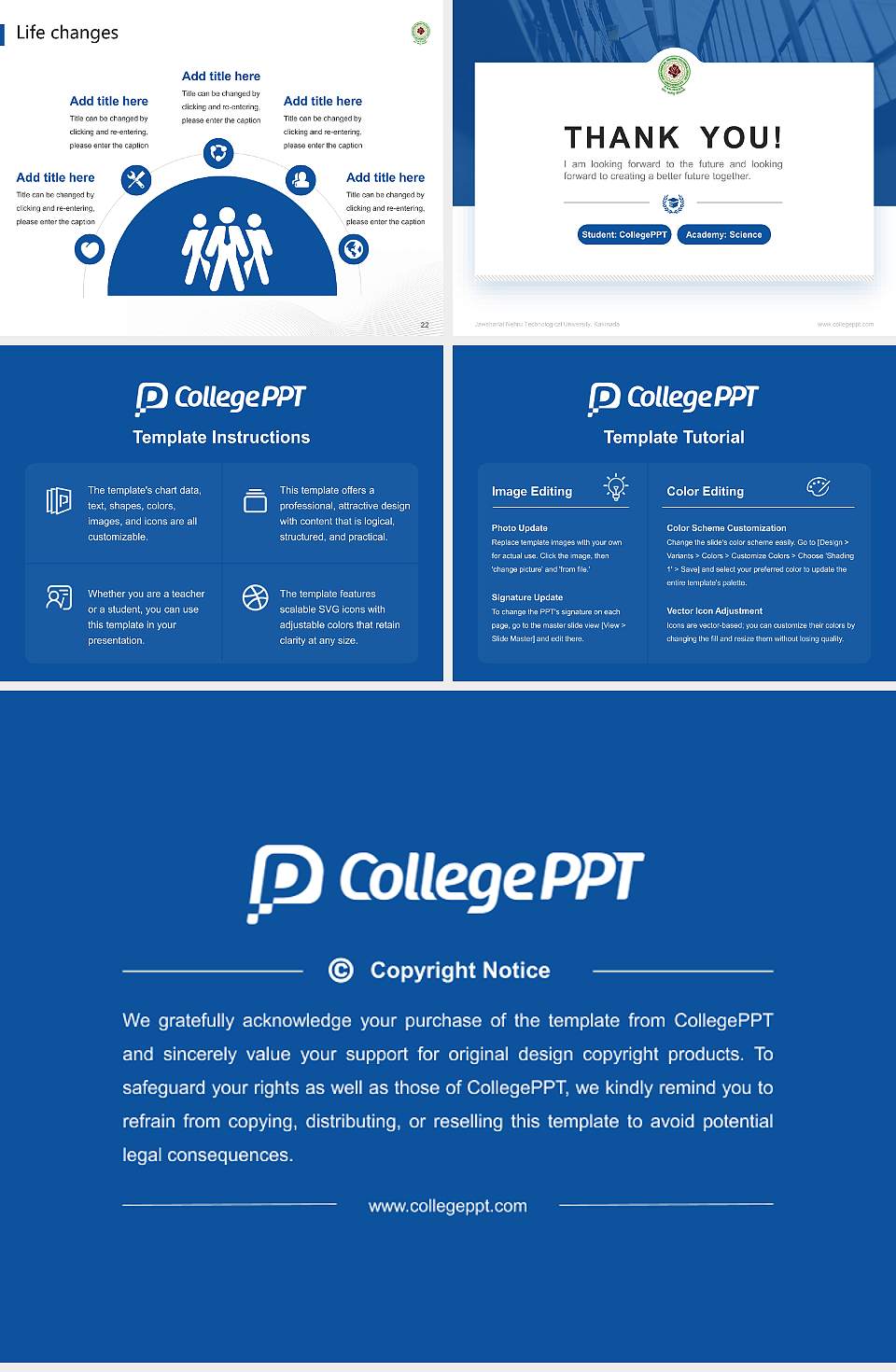 Jawaharlal Nehru Technological University, Kakinada National Scholarship Defense PPT Template4:3 ratio PPT effect preview image4