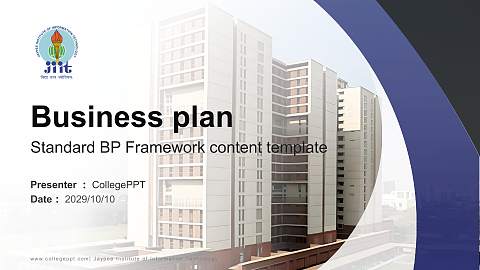Jaypee Institute of Information Technology Competition/Entrepreneurship Contest PPT Template