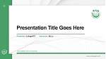 Jamia Millia Islamia University Thesis Proposal/Graduation Defense PPT Template