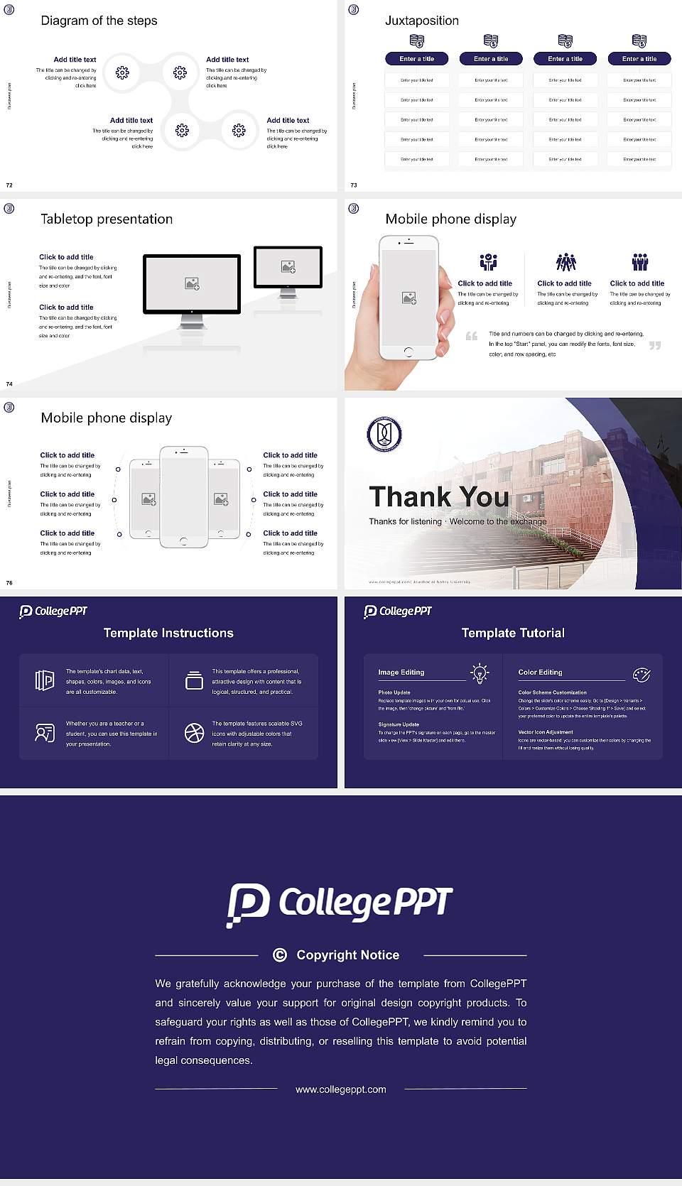 Jawaharlal Nehru University Competition/Entrepreneurship Contest PPT Template16:9 ratio PPT effect preview image9