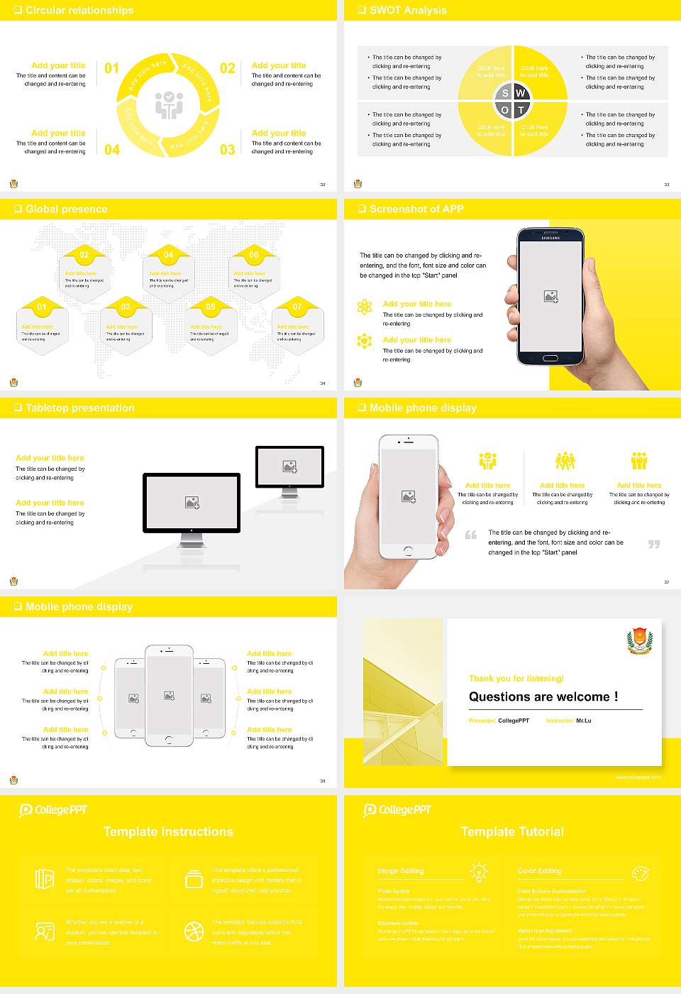 Jaipur National University General PPT Template16:9 ratio PPT effect preview image5