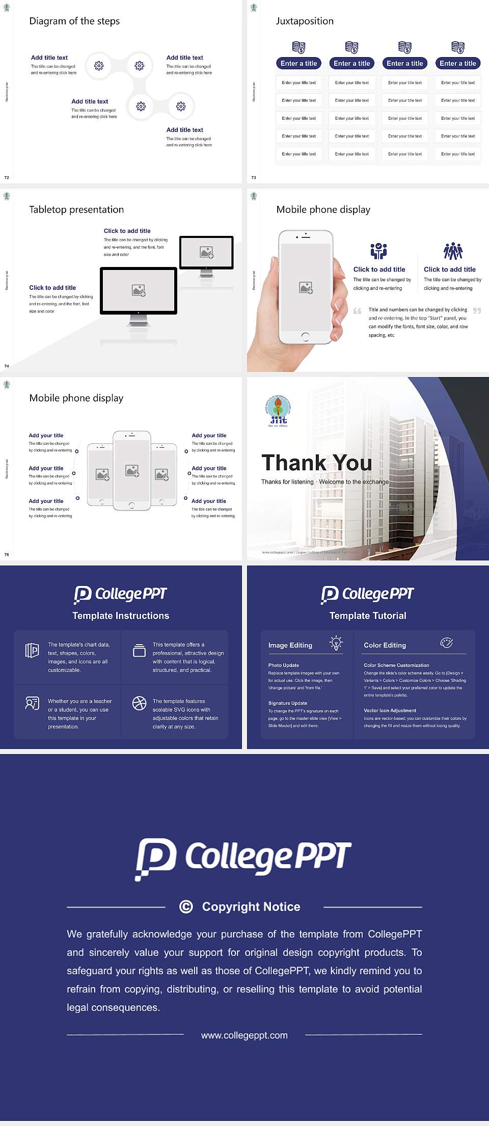 Jaypee Institute of Information Technology Competition/Entrepreneurship Contest PPT Template4:3 ratio PPT effect preview image9