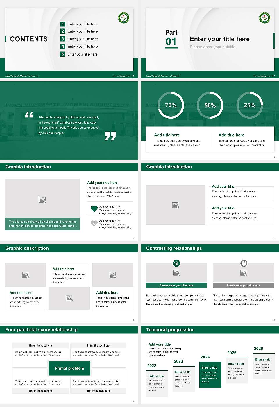 Jayoti Vidyapeeth Women ‘s University Thesis Proposal/Graduation Defense PPT Template16:9 ratio PPT effect preview image2