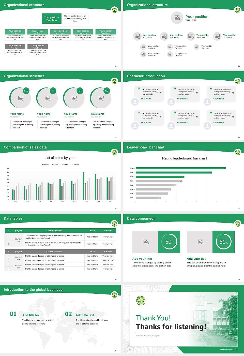 Jawaharlal Nehru Krishi Vishwavidyalaya Academic Presentation/Research Findings Report PPT Template16:9 ratio PPT effect preview image4