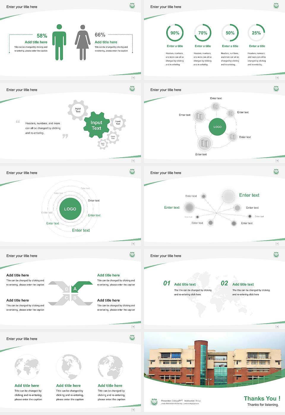 Jamia Millia Islamia University Course/Courseware Creation PPT Template16:9 ratio PPT effect preview image4