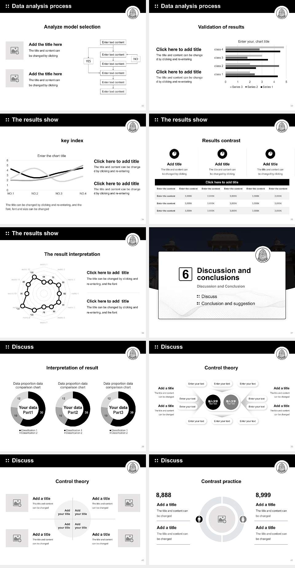 Janardan Rai Nagar Rajasthan Vidyapeeth Graduation Thesis Defense PPT Template4:3 ratio PPT effect preview image5
