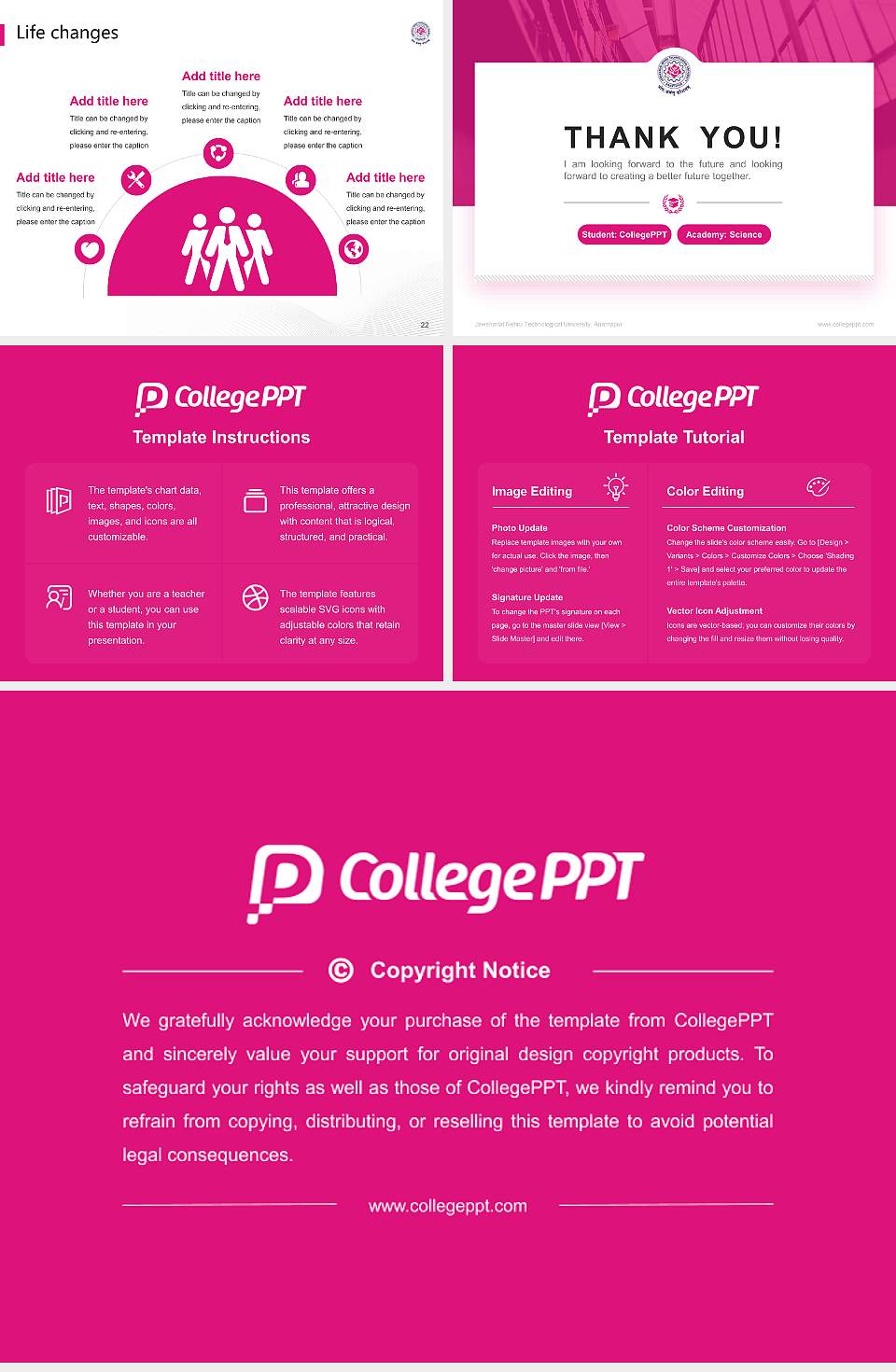 Jawaharlal Nehru Technological University, Anantapur National Scholarship Defense PPT Template4:3 ratio PPT effect preview image4
