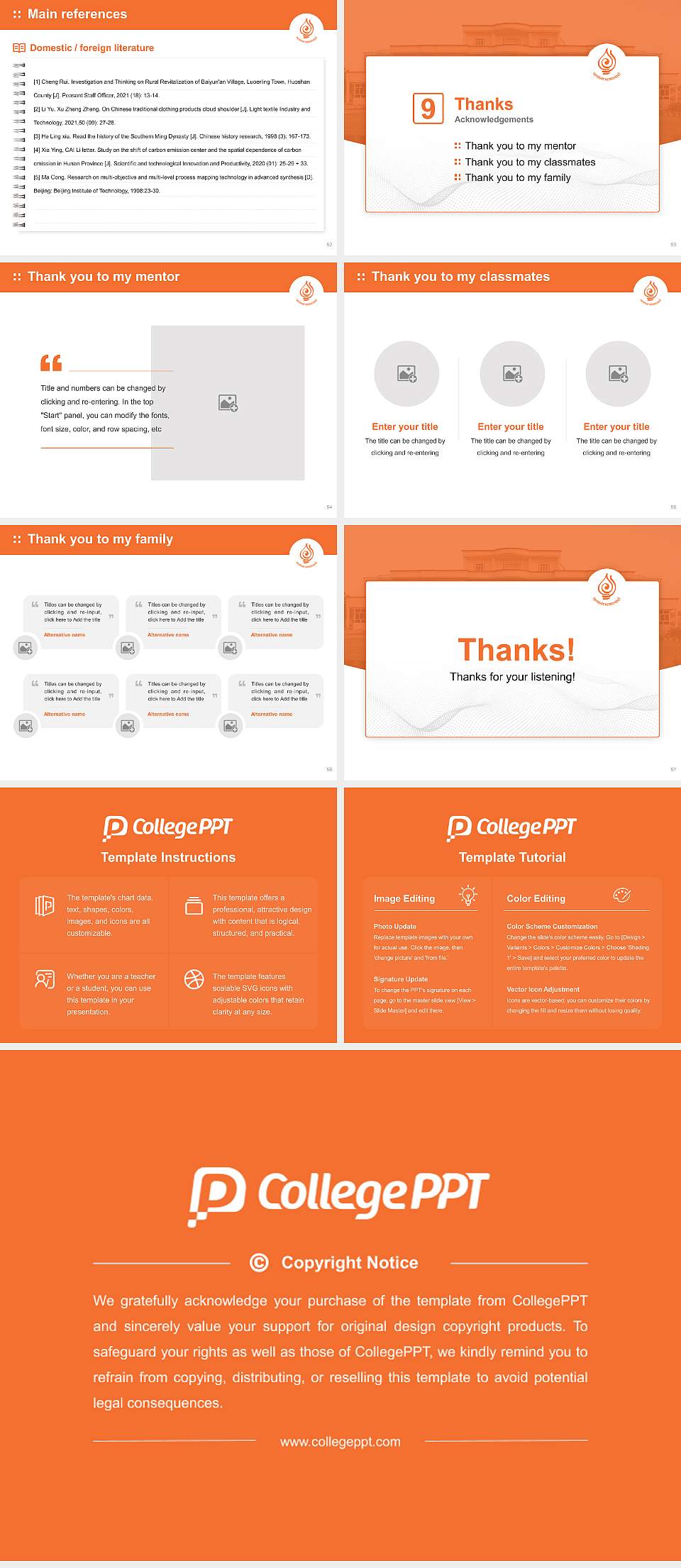 Jain Vishva Bharati Institute Graduation Thesis Defense PPT Template4:3 ratio PPT effect preview image7