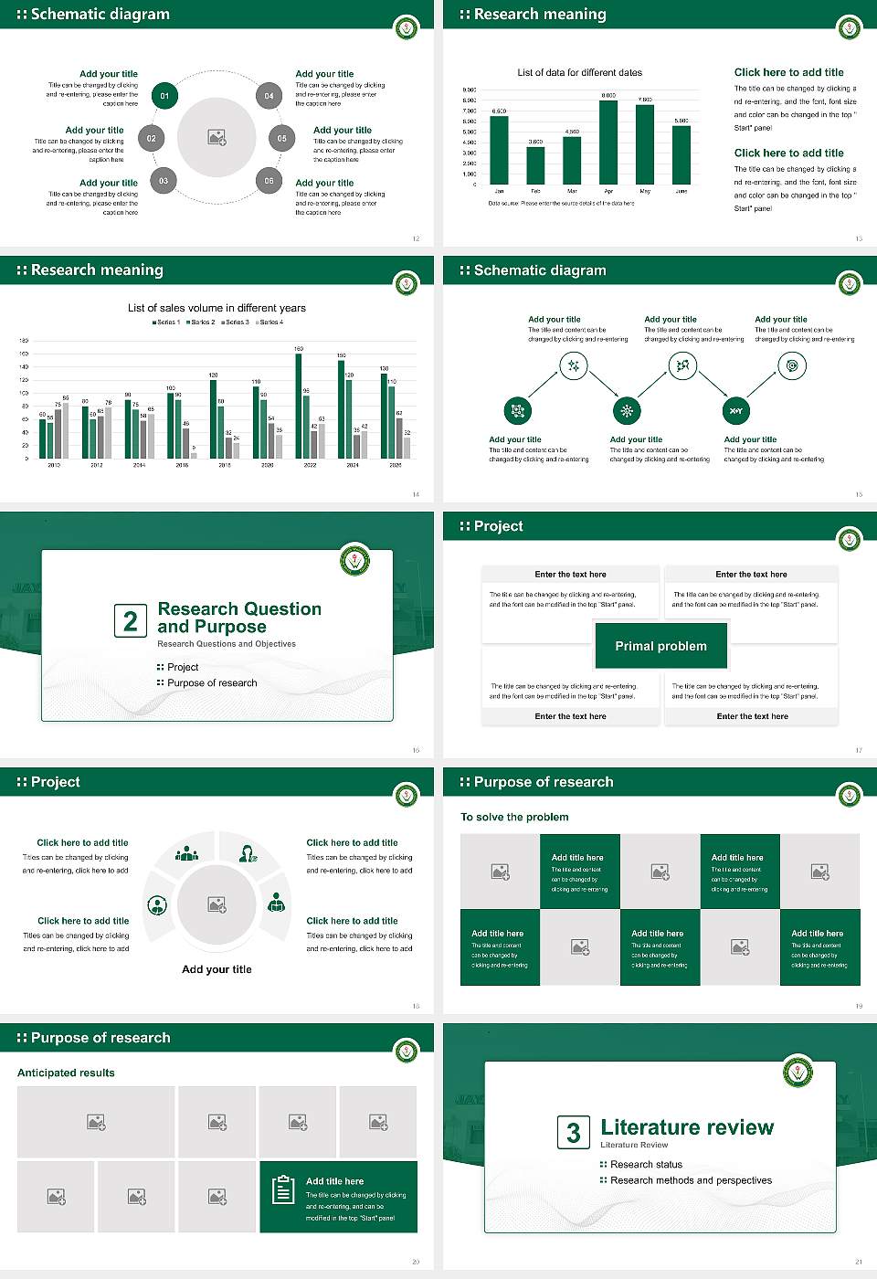 Jayoti Vidyapeeth Women ‘s University Graduation Thesis Defense PPT Template16:9 ratio PPT effect preview image3