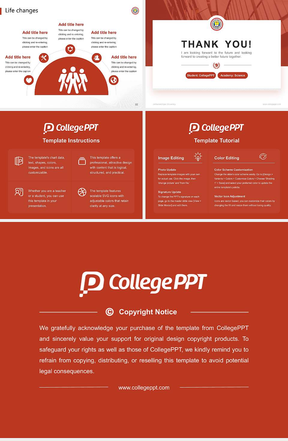 Jai Narain Vyas University National Scholarship Defense PPT Template4:3 ratio PPT effect preview image4