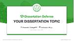 Jamia Hamdard Graduation Thesis Defense PPT Template
