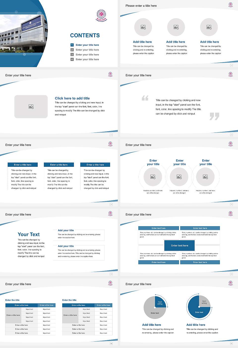 Jawaharlal Nehru Technological University, Hyderabad Course/Courseware Creation PPT Template16:9 ratio PPT effect preview image2