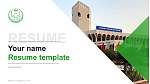Jamia Hamdard Resume PPT Template