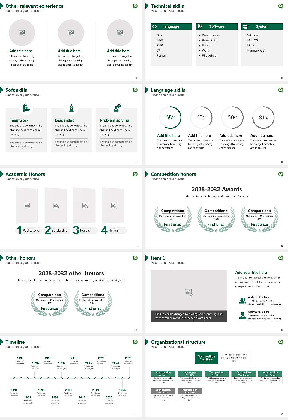 Jayoti Vidyapeeth Women ‘s University Resume PPT Template16:9 ratio PPT effect preview image3