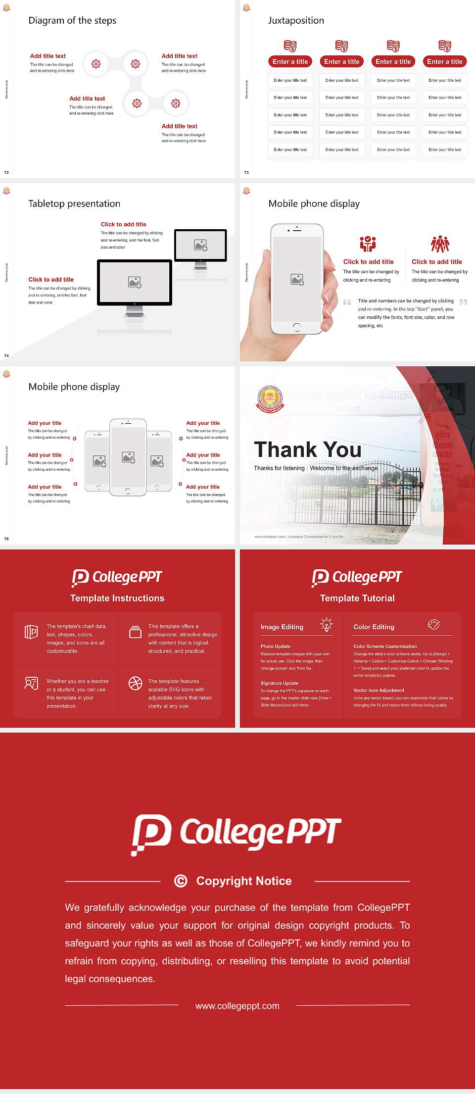 Jananayak Chandrashekhar University Competition/Entrepreneurship Contest PPT Template4:3 ratio PPT effect preview image9