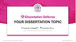 Jawaharlal Nehru Technological University, Anantapur Disputation Powerpoint Vorlage