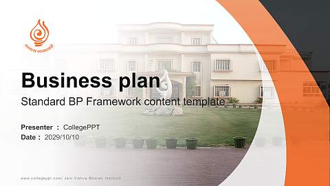 Jain Vishva Bharati Institute Competition/Entrepreneurship Contest PPT Template