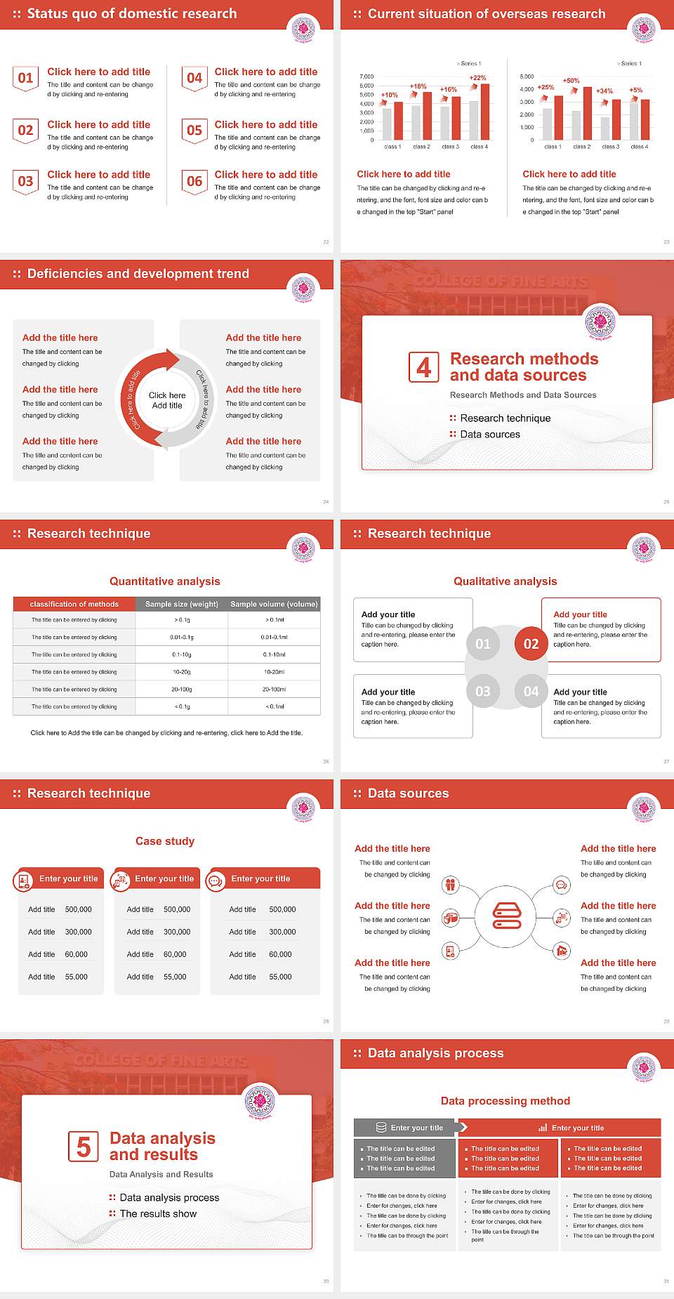 Jawaharlal Nehru Architecture and Fine Arts University Graduation Thesis Defense PPT Template4:3 ratio PPT effect preview image4
