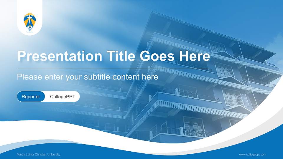 Martin Luther Christian University Lecture Sharing and Networking Event PPT Template16:9 ratio PPT effect preview image